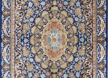Persian Qum Ahmadi Royal Blue